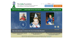 Desktop Screenshot of colbyfoundation.org