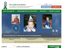 Tablet Screenshot of colbyfoundation.org